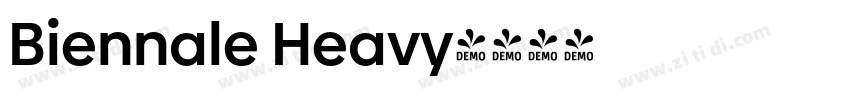 Biennale Heavy字体转换